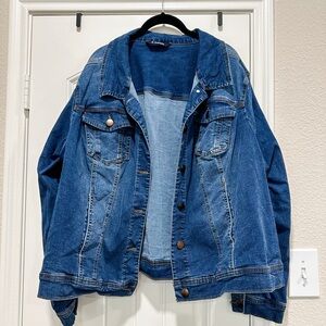 d. jeans Classic Indigo Jacket, Women’s, Size 3X